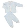 M15968: Baby Boys 3 Piece Velour Outfit (0-9 Months)